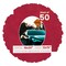 Red Suede Mat Board for 16x20 Frames - Oval Opening for 12x15 Photos